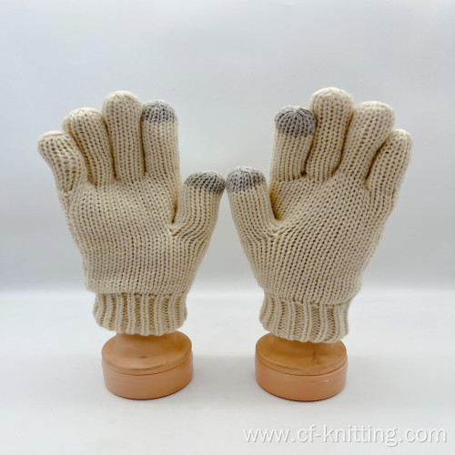 boys' touch screen knitted gloves for winter